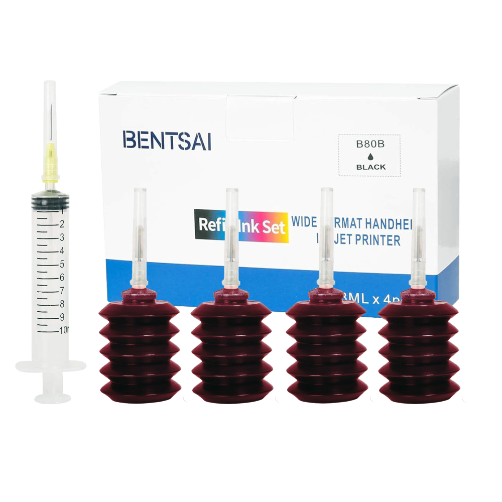 Bentsai Водные чернила для заправки картриджей Bentsai B80M (комплект, красные) Київ - фото 1