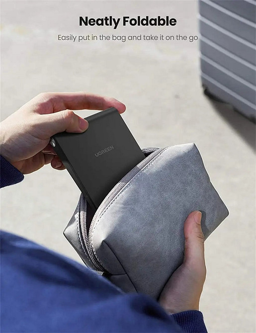 Настільна підставка Ugreen 80903 LP247 Multi-Angle Phone Stand Height Adjustable LP247 (Чорна) Николаев - изображение 6