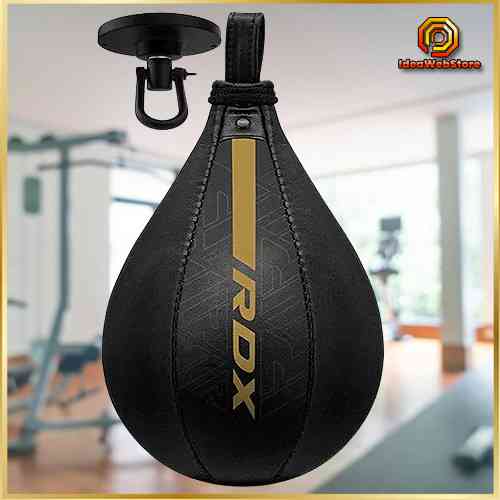 Пневмогруша боксерская RDX F6 KARA Speed Ball Matte Golden с креплением Swivel Тренировочная груша для бокса Киев