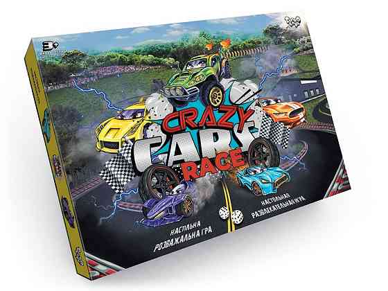 Настільна розважальна гра "Crazy Cars Race" (20), шт Київ