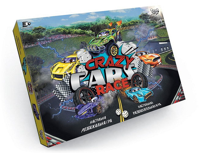 Настільна розважальна гра "Crazy Cars Race" (20), шт Київ - фото 1