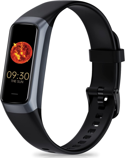 Фітнес-трекер Spurkі 1,1″ AMOLED IP68, пульс, SpO₂, сон, тиск, 25 спортивних режимів, крокомір, Bluetooth, чорний Київ - фото 2