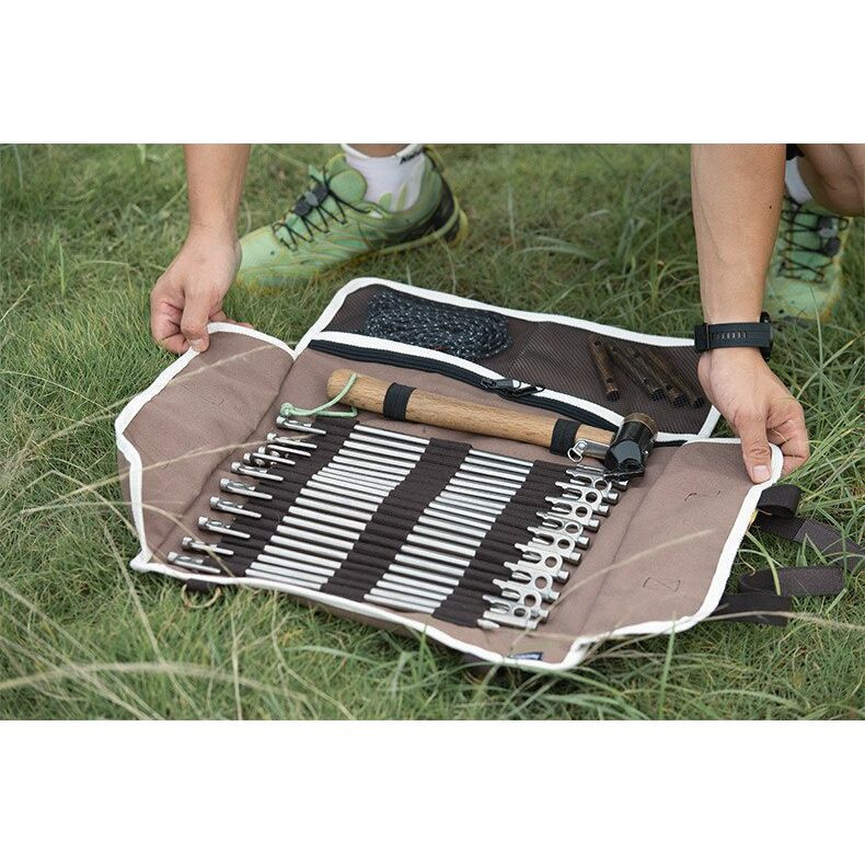 Чохол-органайзер Naturehike для кілочків (великий) NH20PJ093, коричневий Киев - изображение 5