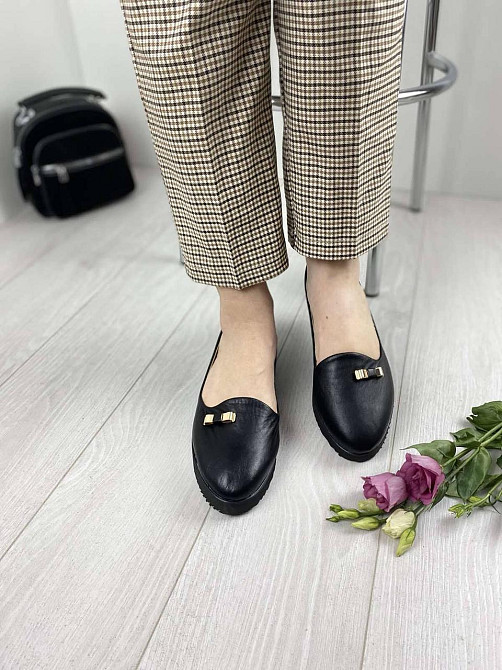 Kentro Балетки жіночі KENTO 01481/1 чорні (весна-осінь, шкіра натуральна) (3371) 36р.38р.40р. Коломыя - изображение 6