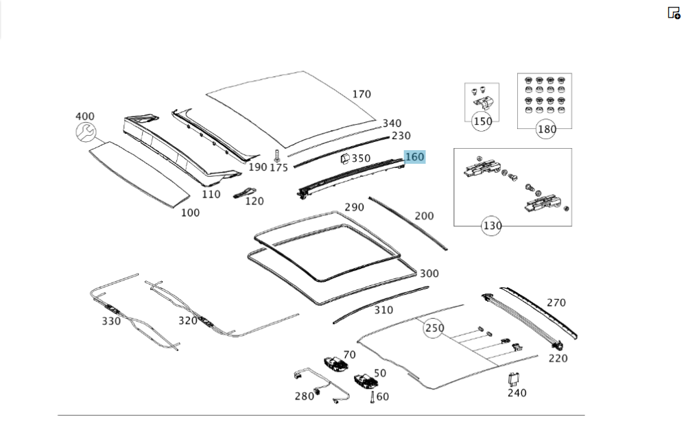 Mercedes-Benz  A1177801300 Механізм люка зсувного панорамного даху лівий CLA C117 Одеса - фото 1