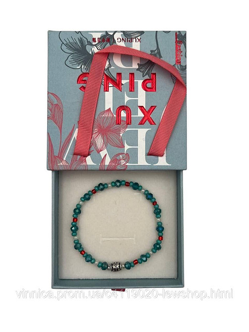 Браслеты ручной работы для девушек и женщин зеленое в коробке Черновцы - изображение 1