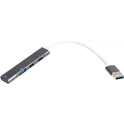 Концентратор Maxxter USB 3.0 to 1xUSB 3.0 + 1xUSB 2.0 + 2xUSB-C (HU3A-4P-03) Вінниця