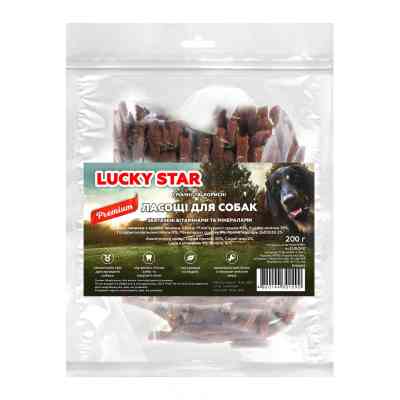 Ласощі для собак Lucky Star Гвинтові палички з курячої печінки 11 см 200 г (4820144301292) Вінниця