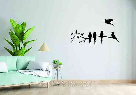 Декоративное настенное Панно «Птички на ветке», Декор на стену Киев