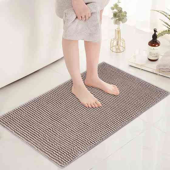 Коврик для ванной комнаты и душа Bathlux изготовлен из специального нескользящего материала, Бежевый Каменец-Подольский