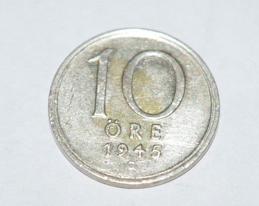 Швеція, 10 ері, 1945 рік (Срібло) Полтава - фото 1