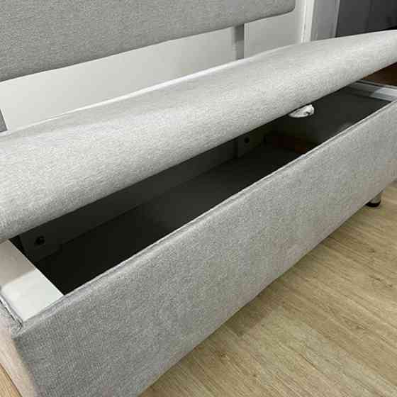 Диван для зоны ожидания Басси в ткани с крышкой, 100см Киев