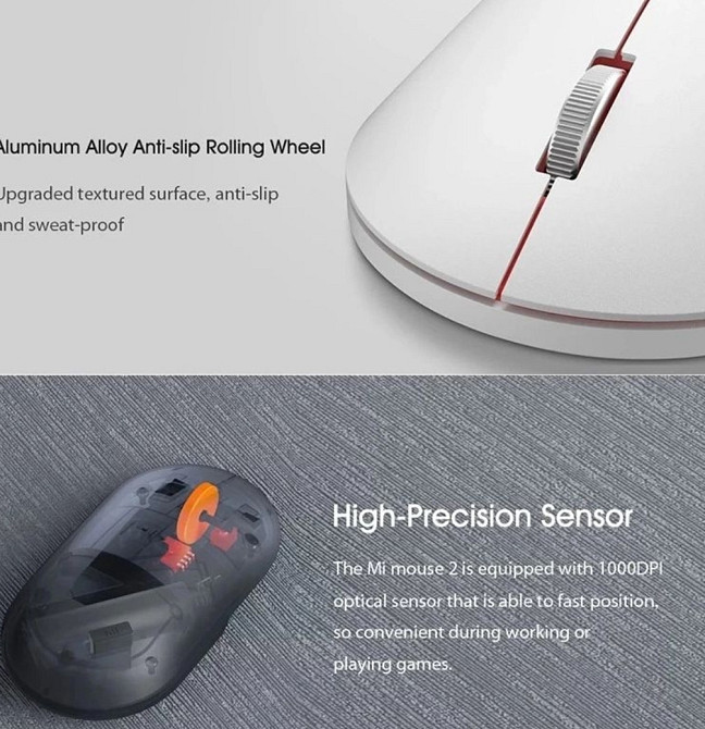 Мышка: Xiaomi Mi Wireless Mouse 2 XMWS002TM Киев - изображение 5