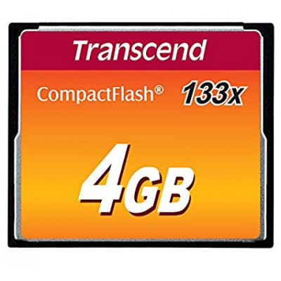 Карта пам&apos;яті Transcend 4Gb Compact Flash 133x (TS4GCF133) Вінниця - фото 1