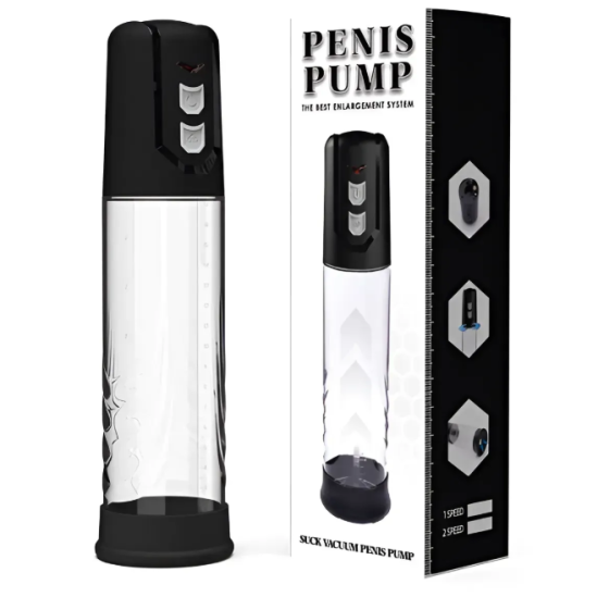 Автоматична вакуумна помпа із зарядкою від USB CANWIN Penis Pump — P402AU Sex Aura Київ