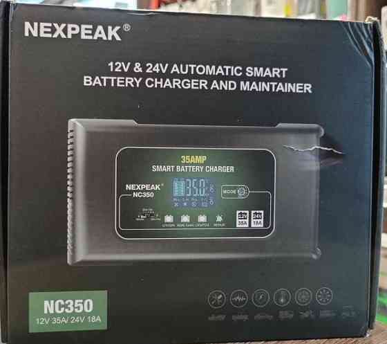 Зарядное устройство, для Аккумуляторов : NEXPEAK 35A 12V-24V AGM, LiFePo4. Киев
