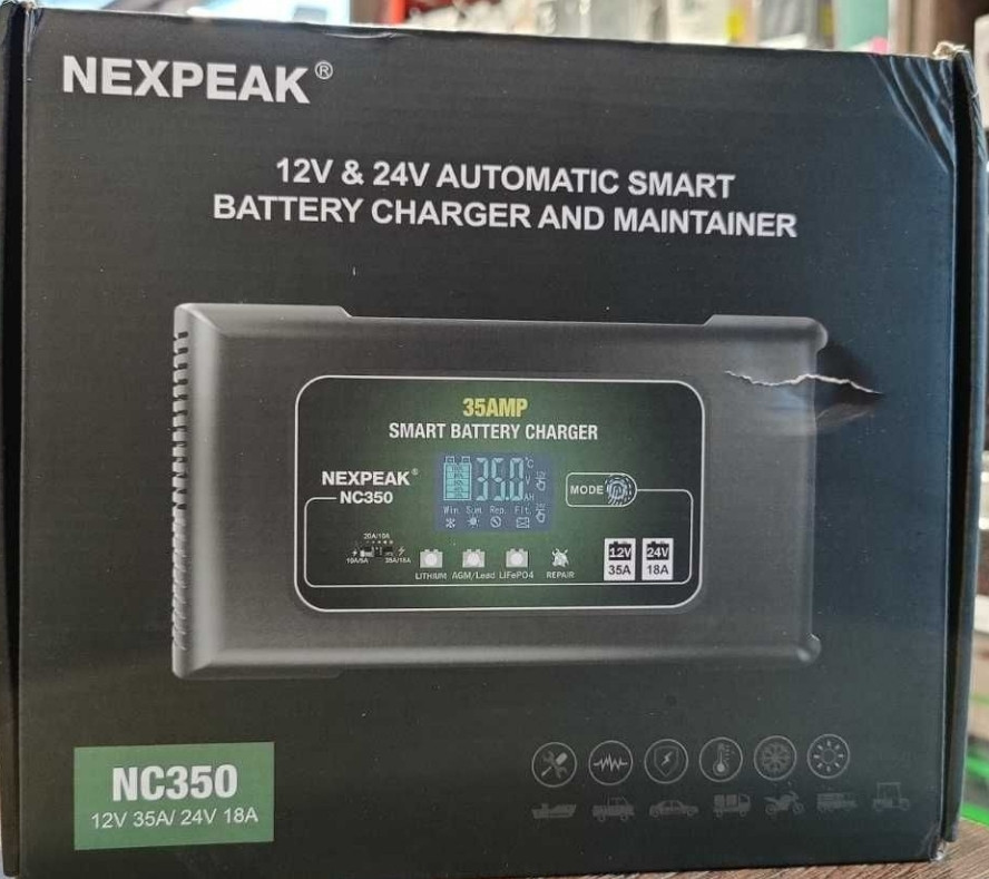 Зарядное устройство, для Аккумуляторов : NEXPEAK 35A 12V-24V AGM, LiFePo4. Киев - изображение 1