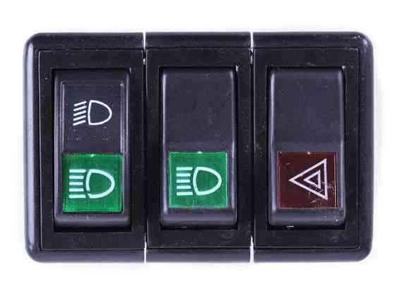 Блок переключателей (перекл.света + аварийка) ДонгФенг 240/244 Мукачево