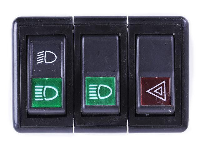 Блок перемикачів (перемик.світка + аварійна здатність) ДонгФенг 240/244 Мукачево - фото 1