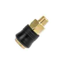 Швидкознімне з'єднання з клапаном під різьблення 1/4" зовнішнє, латунь "PROFI" Мукачево