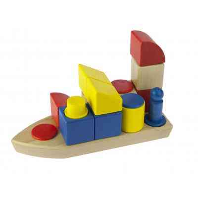 Конструктор Nic cubio деревянный Кораблик (NIC2131) Винница