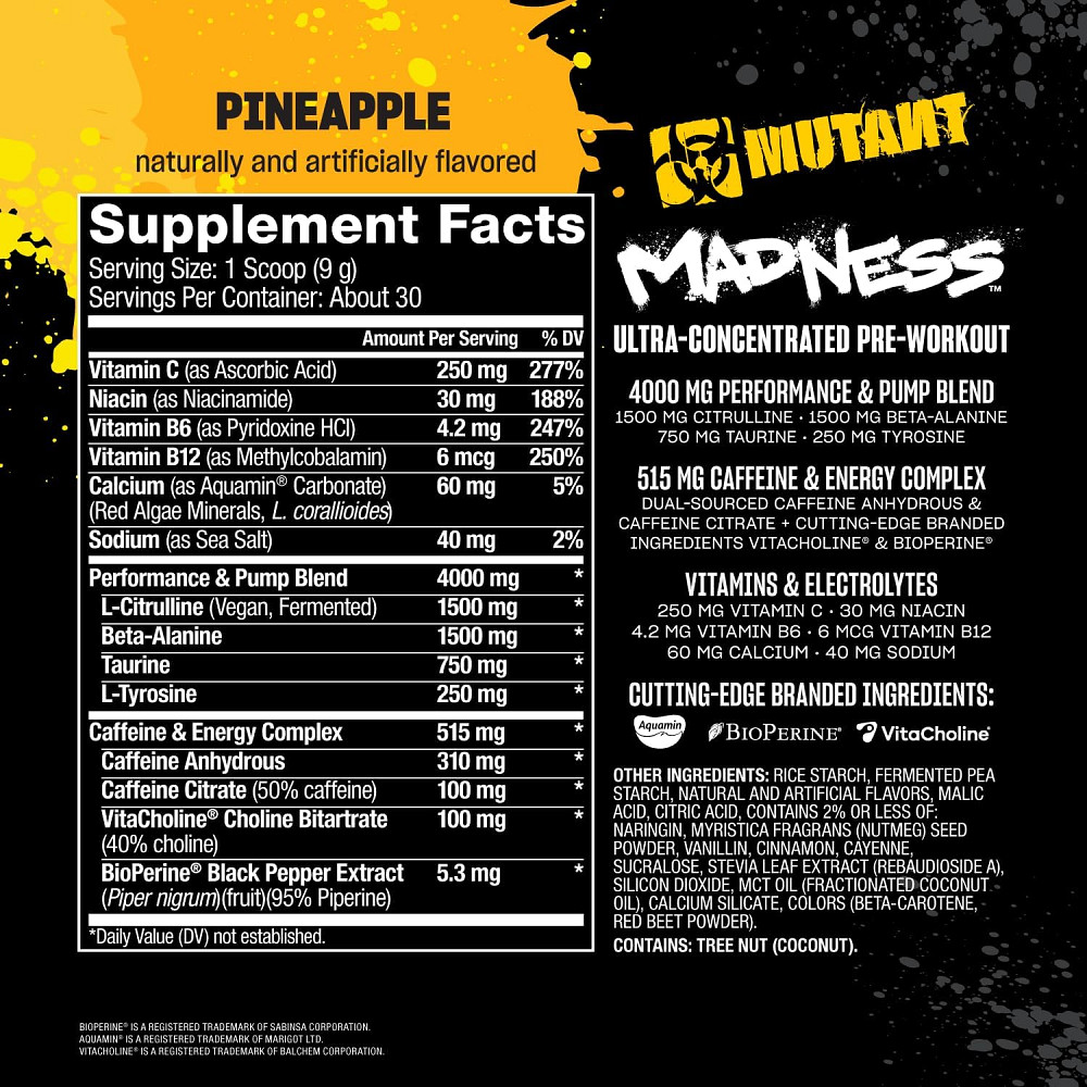 MUTANT Madness 270g (Pineapple passion) Луцк - изображение 2
