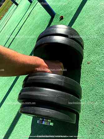 Гантели наборные 2 по 28 кг с ABS покрытием хром грифы Гантели, гири, штанги и диски битумные Киев