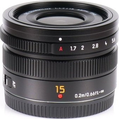Объектив Panasonic Micro 4/3 Lens 15mm f/1.7 ASPH Black (H-X015E9-K) Винница - изображение 7