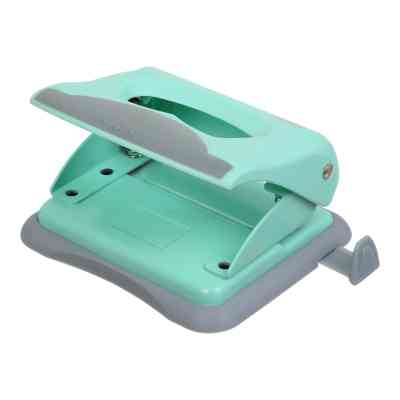 Дырокол Buromax пластиковый PASTEL, до 20 листов, 125 х 95 х 65 мм, мятный (BM.4020-38) Винница