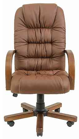 Офісне Крісло Керівника Richman Richard Fly 2231 Wood М2 AnyFix Коричневий Київ