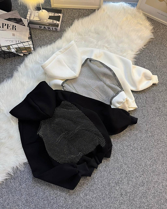 Жіноче худі з сіточкою на спині Одеса - фото 3