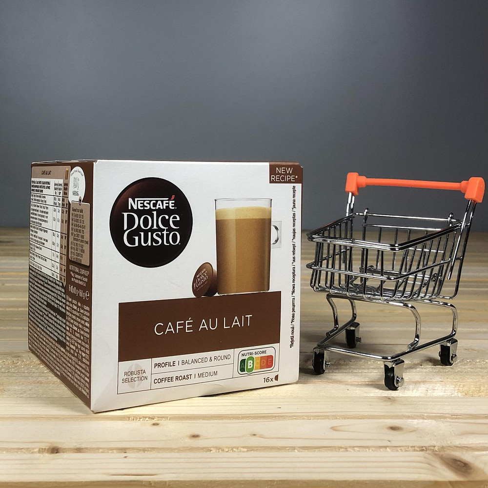 Кофе в капсулах Nescafe Dolce Gusto Cafe Au Lait 16 шт 160 грамм Виноградов - изображение 1
