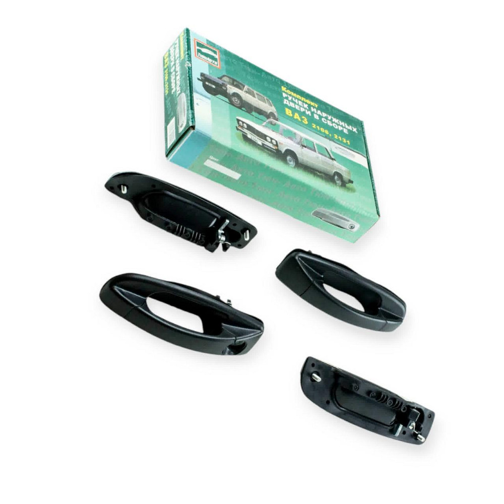 Ручка наружная 2101, 2102, 2103, 2106 Евро (к-кт 4 шт) двери Мукачево - изображение 1