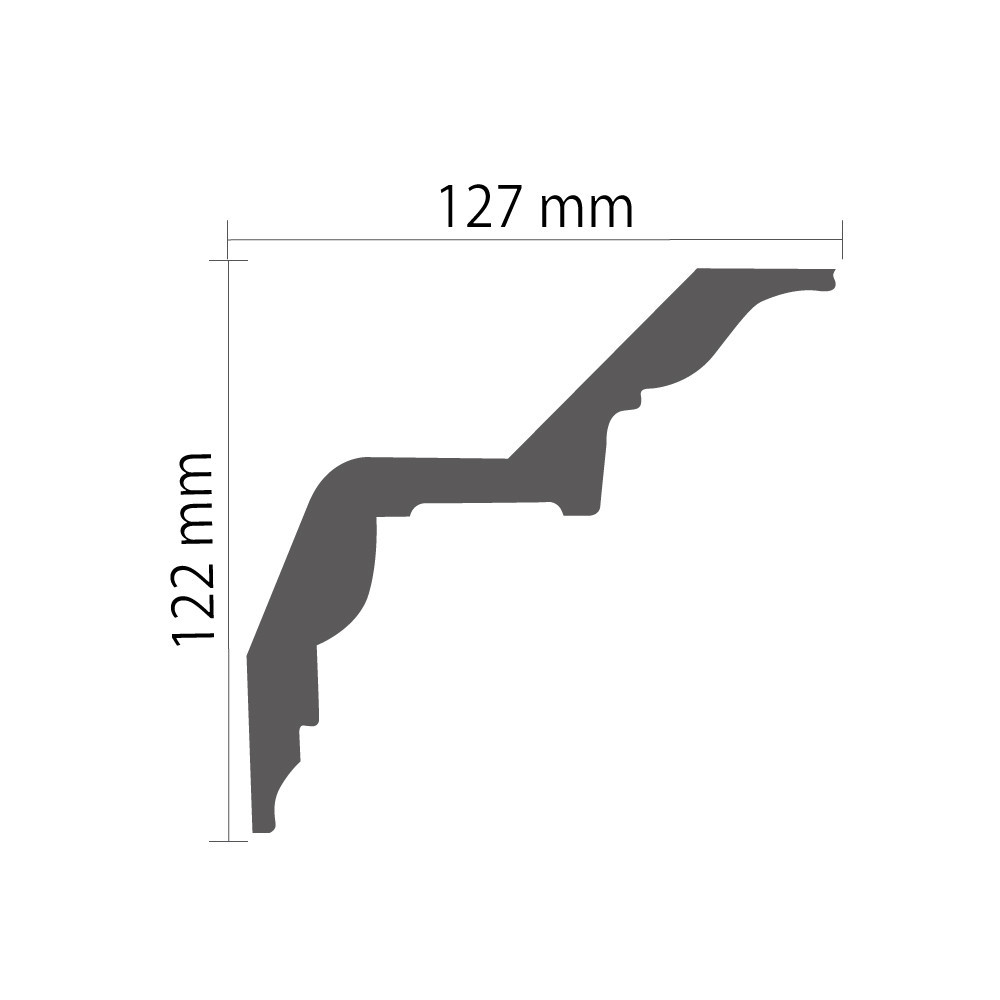Карниз гладкий поліуретановий Harmony K 254 Дніпро - фото 5