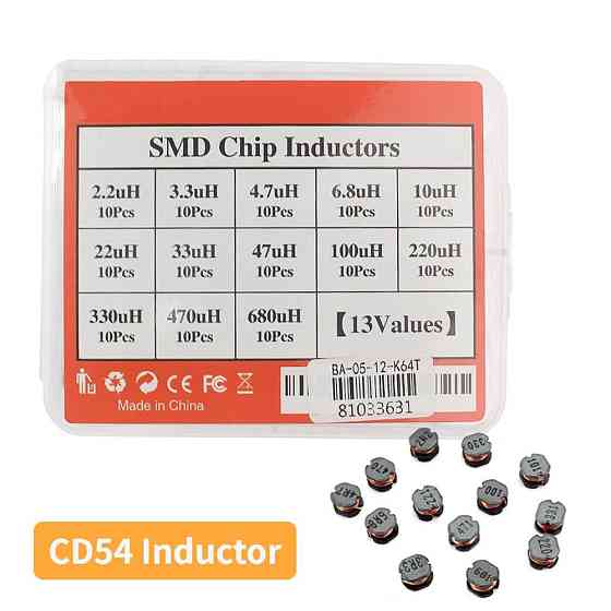 Катушки индуктивности SMD CD43, 130 шт для Arduino Киев