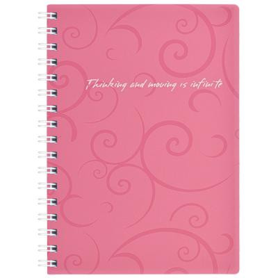 Блокнот Buromax spiral side, А6, 80sheets, Barocco, square, pink (BM.2589-610) Вінниця - фото 1