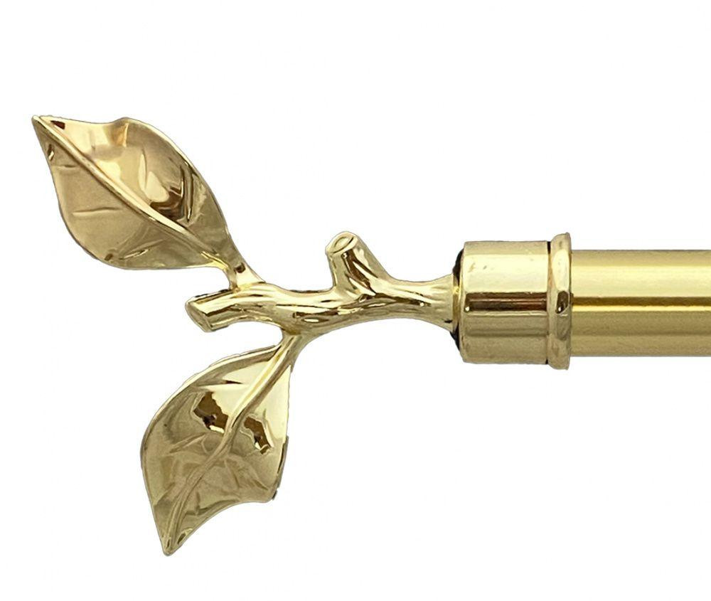 Закінчення для карнизу Orvit ЛИСТОК ТРОЯНДИ 25 мм ЗОЛОТО Львів - фото 1