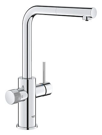 Смеситель кухонный Grohe Blue Pure Minta для подачі технічної та фільтрованої води латунь/хром (30590000) Чернівці - фото 2