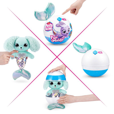 Интерактивная игрушка Pets & Robo Alive серии Furmaids - Щенок Даззи (9555D) Винница - изображение 2