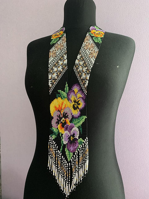 Гердан «Братчики» з бісеру Коломия - фото 1