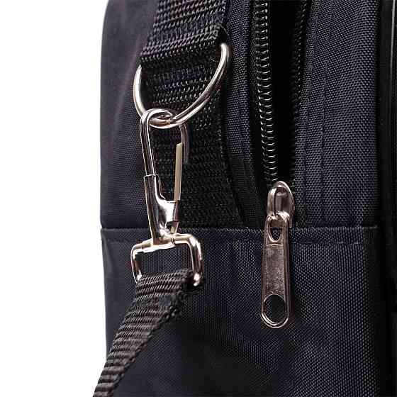 Сумка для чоловіків зі зручною ручкою з якісного поліестеру Чорний (FABRA) Київ