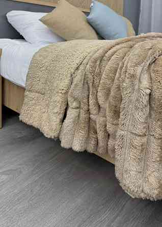 Плед 200х230 см (+-10см) на овчине 