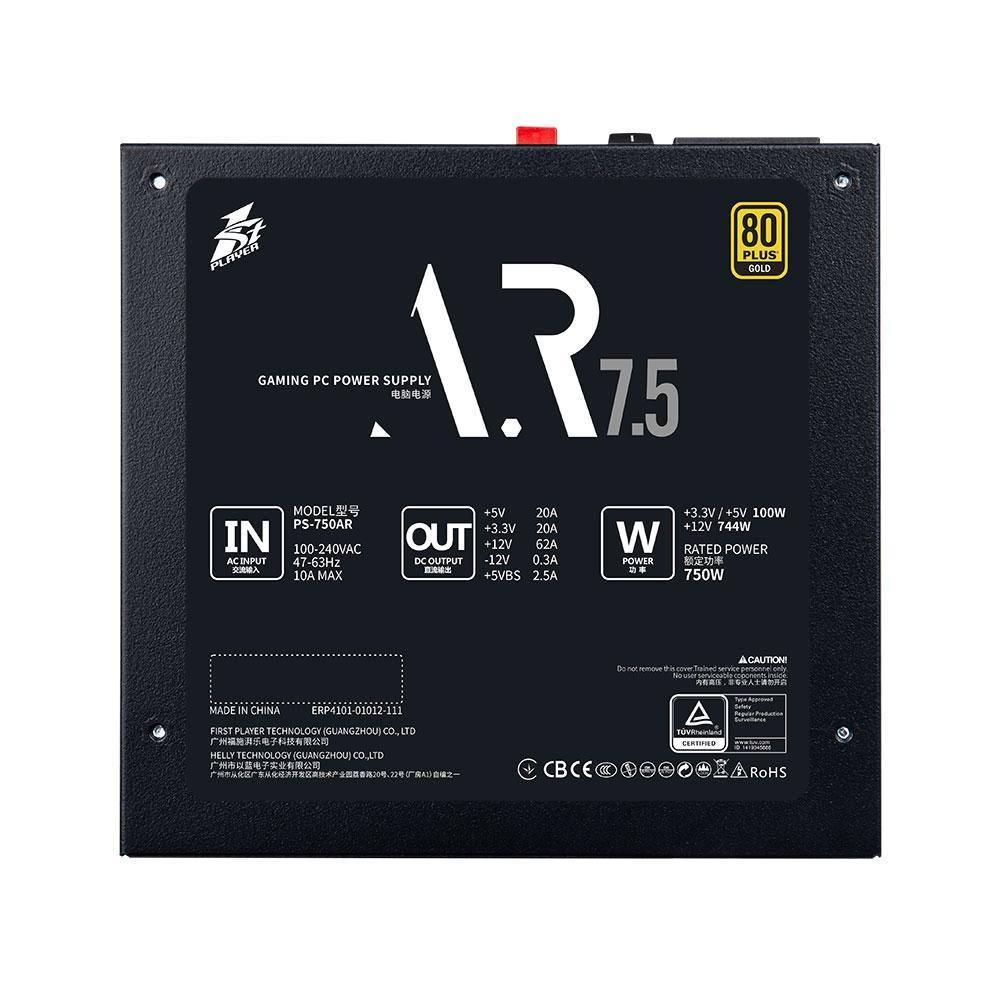 Блок живлення 1stPlayer PS-750AR (AR-GLD-750-BK-EU) 750W ( Чорний ) Харків - фото 8