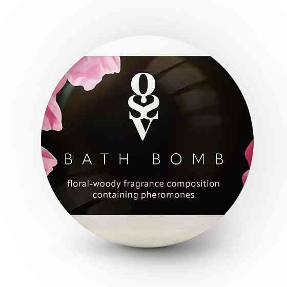 Бомбочка для ванны с феромонами Obsessive Bath bomb Floral - Woody (100 г) Sex Aura Киев