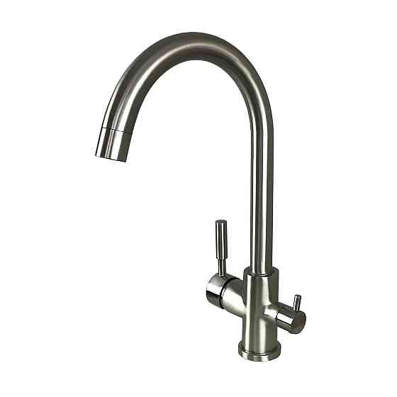 Смеситель для кухни под осмос Globus Lux LAZER GLLR-0333-8-StSTEEL (000012239) Киев