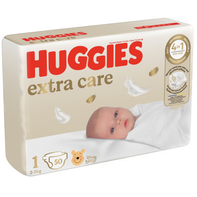 Підгузки Huggies Extra Care Розмір 1 (2-5 кг) 50 шт (5029053564883) Вінниця - фото 8