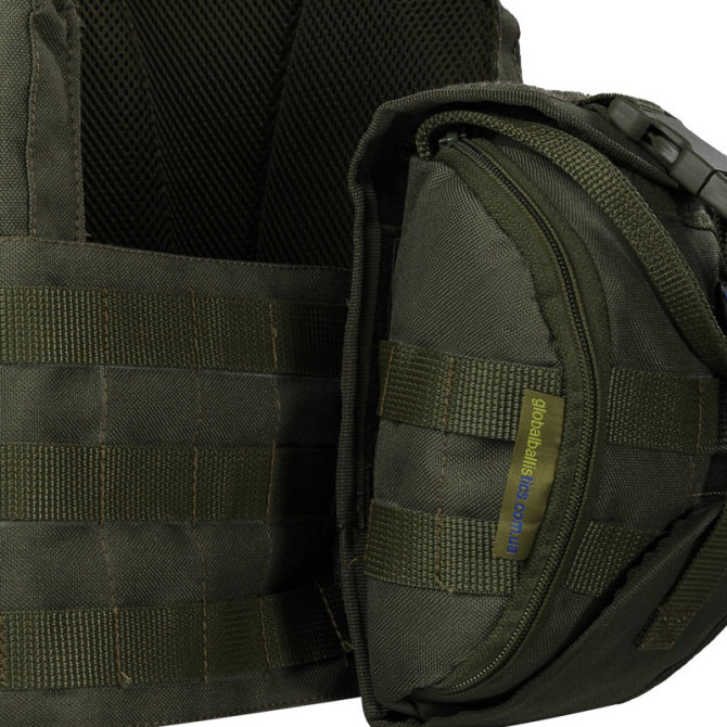 Плитоноска тактична Warmor Gen.3 Pro Max зі швидким скиданням з підсумками (Оливковий) Вінниця - фото 11