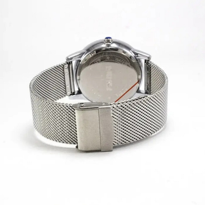 Класичний чоловічий годинник Skmei 9182 сріблясті з чорним цифеблатом Вінниця - фото 5