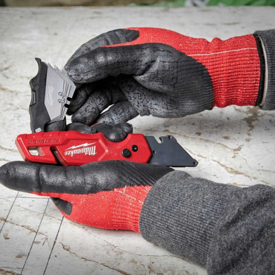 Ніж монтажний Milwaukee FASTBACK складний багатофункціональний с хранением лезвий (4932471358) Вінниця - фото 5