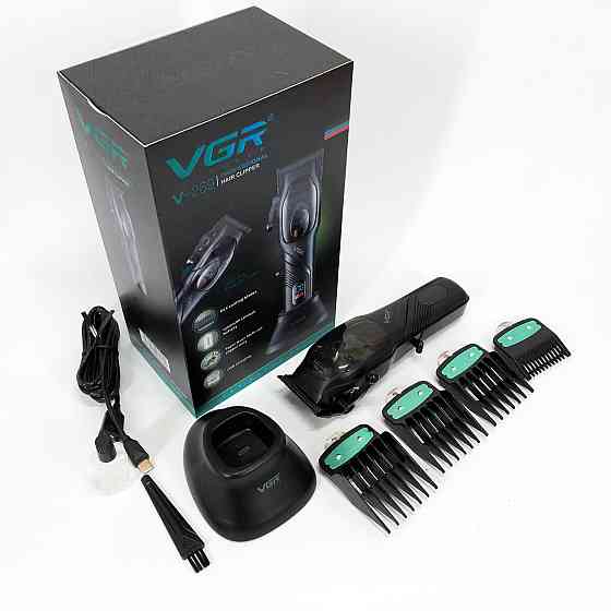 Тример з регульованою довжиною VGR, Бездротова акумуляторна машинка для стрижки волосся QE-99 Івано-Франківськ